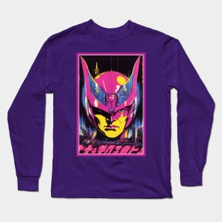 Retro Anime Comic Hero | Anime Origin | Vintage Anime Art Long Sleeve T-Shirt